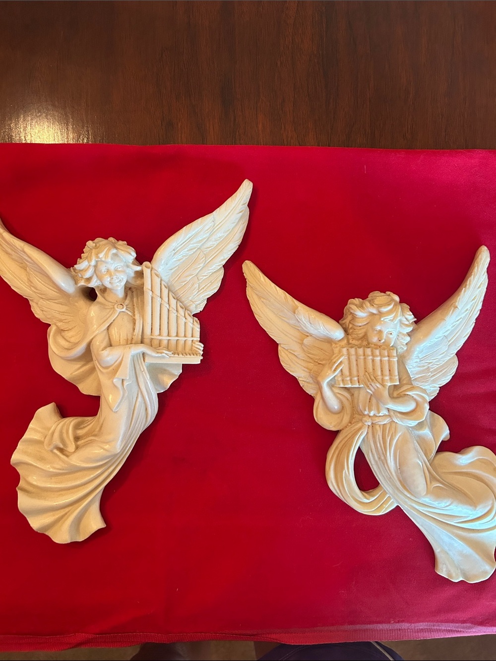 A.Santino vintage wall sculptures – Pair of Musical Angels